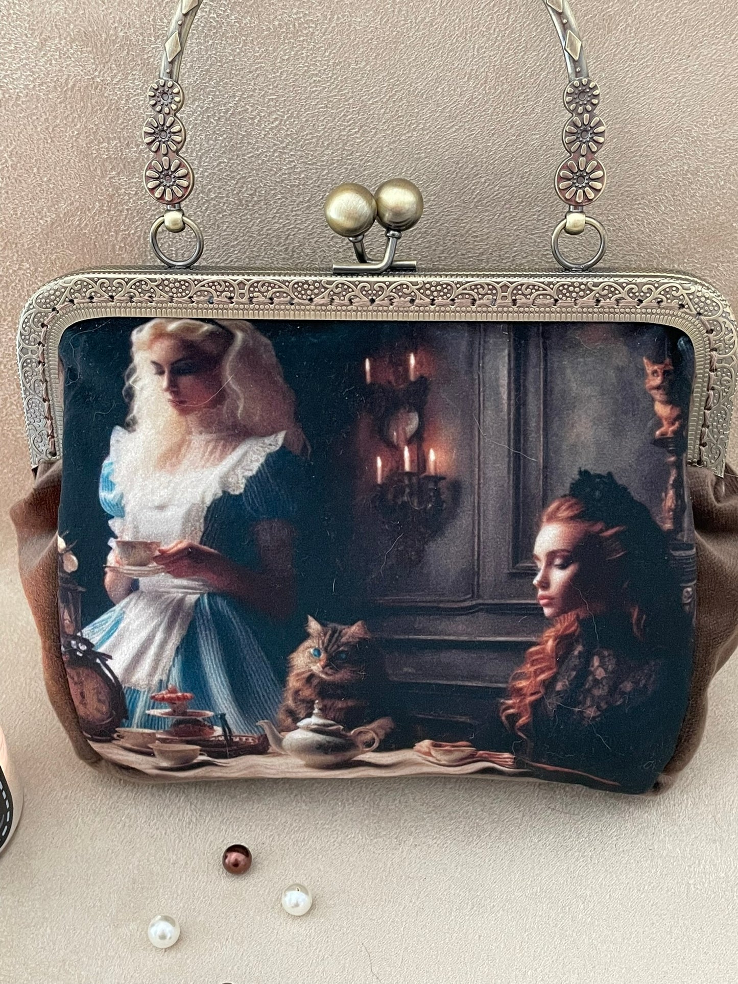 Clutch/pochette Alice au pays des merveilles, Alice in Wonderland