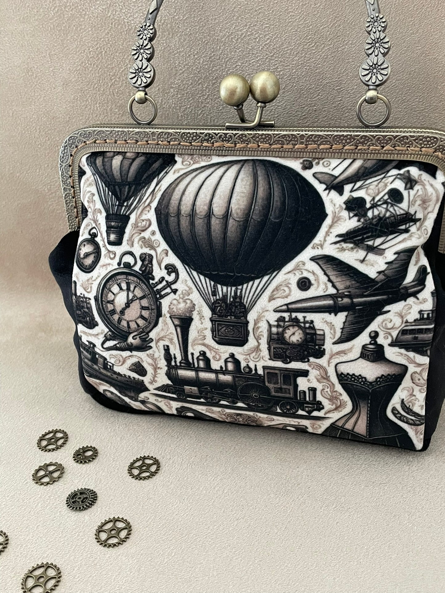 Clutch/Pochette Victorien{ne}, steampunk