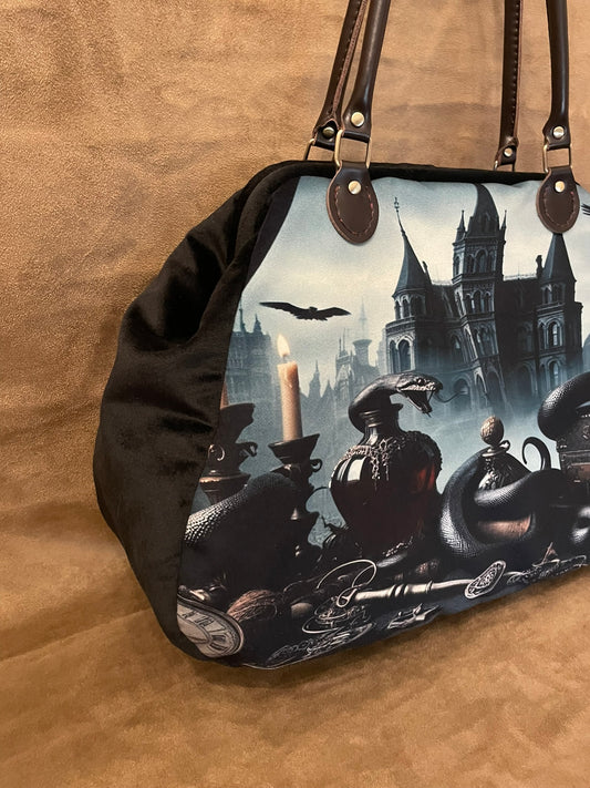 Le Sac "Mary" Manoir Mystique | Style Cabinet de Curiosités & Cuir – Le Comptoir de Suzanne