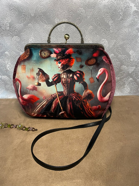 Sac « Reine de Cœur Fantasmagorique » – Accessoire baroque & conte de mode