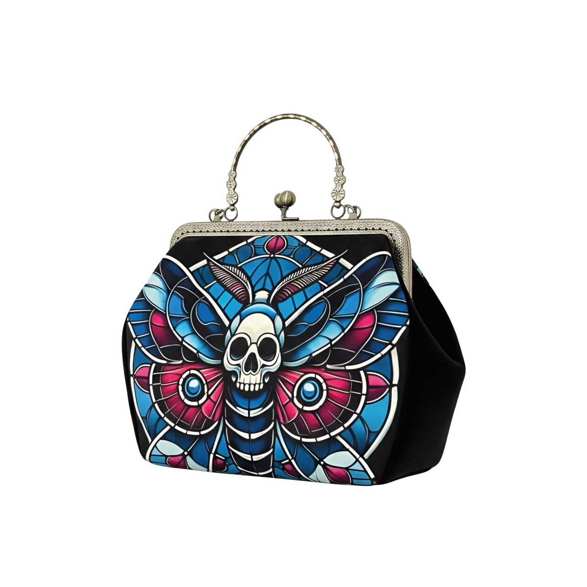 Sac avec fermoir rétro