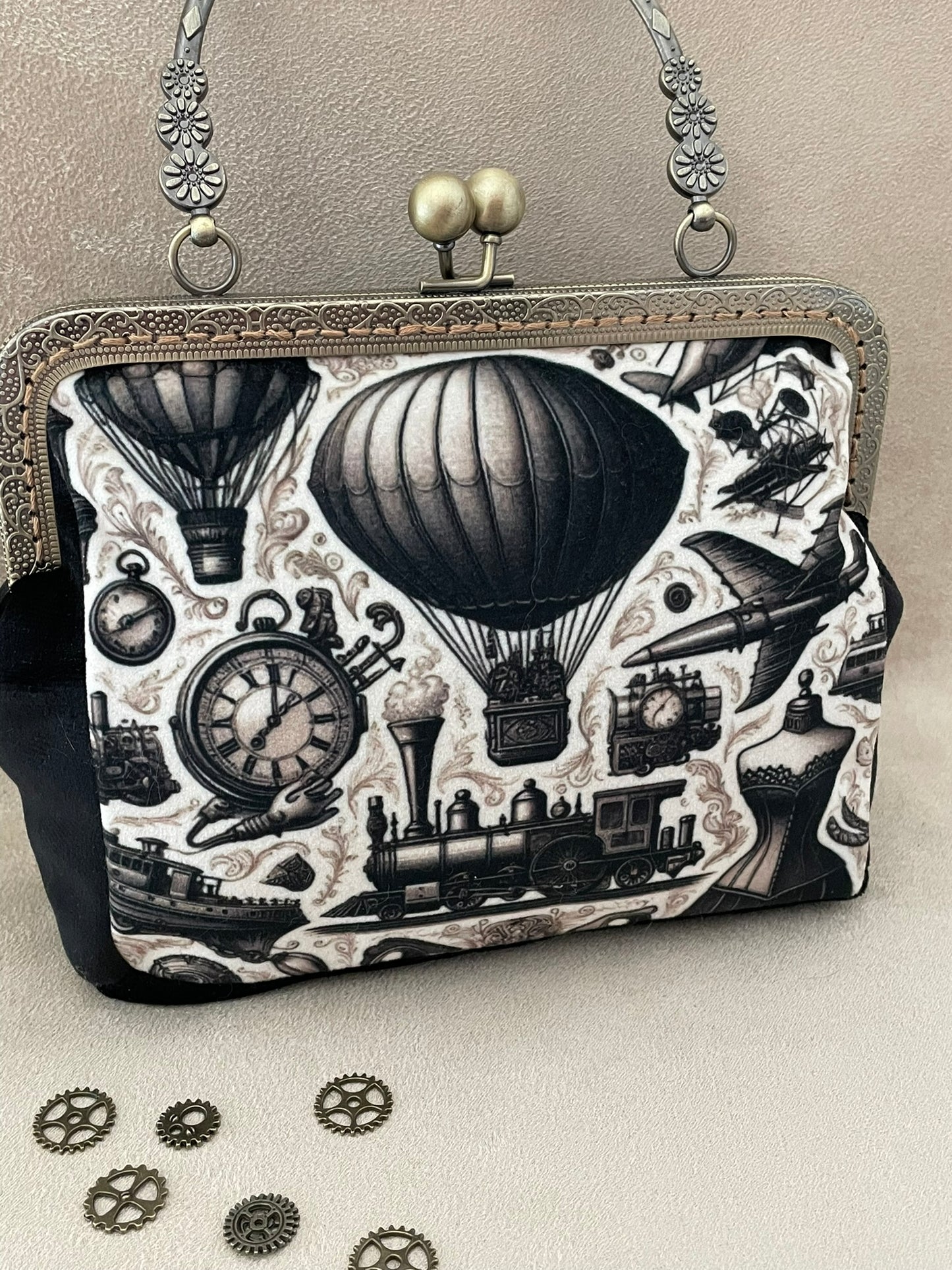 Clutch/Pochette Victorien{ne}, steampunk
