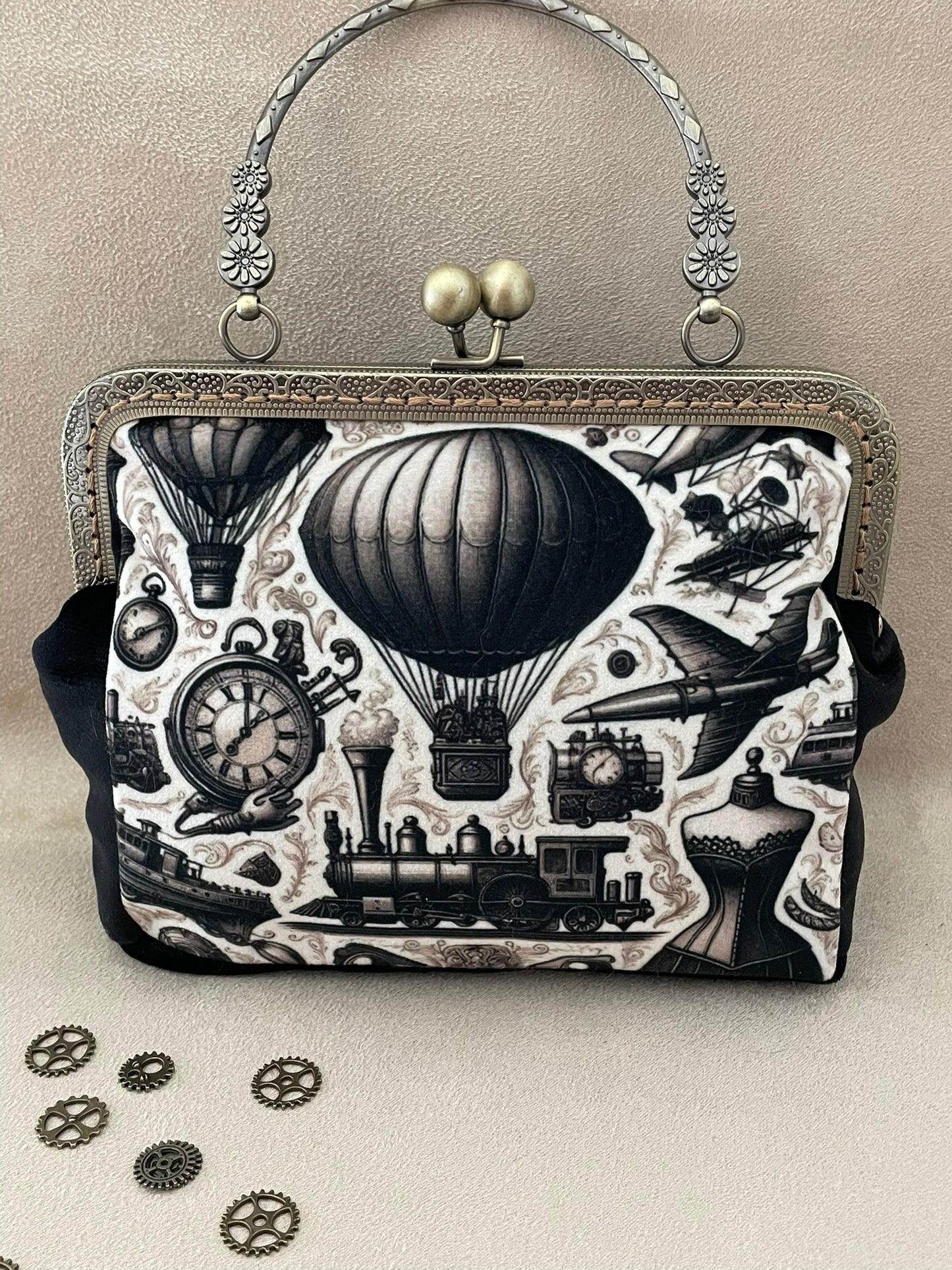 Clutch/Pochette Victorien{ne}, steampunk