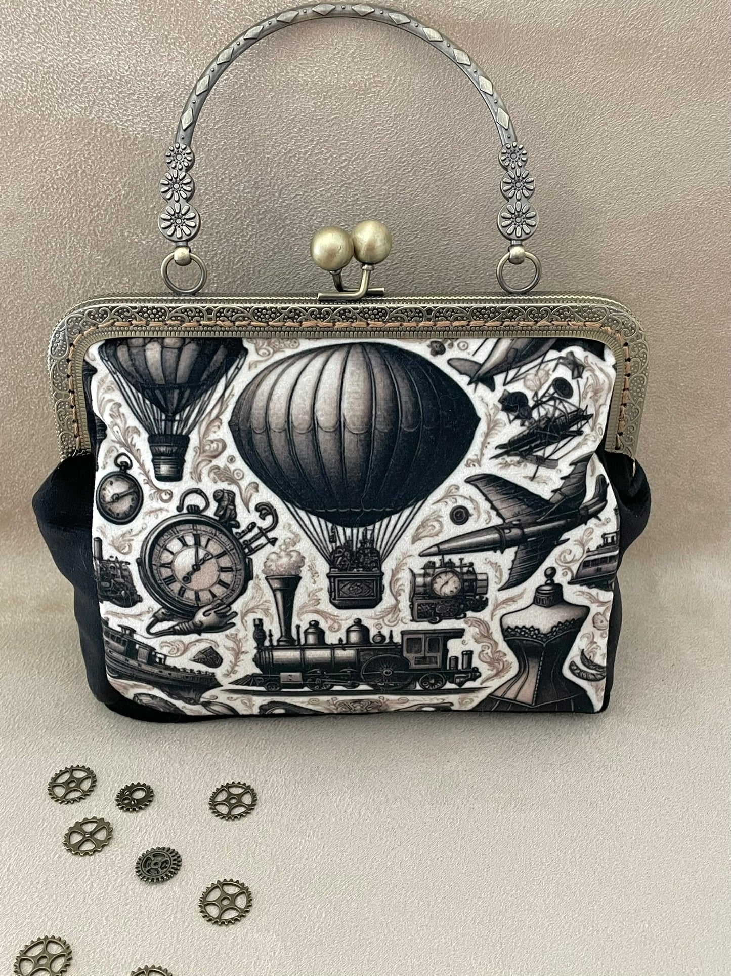 Clutch/Pochette Victorien{ne}, steampunk