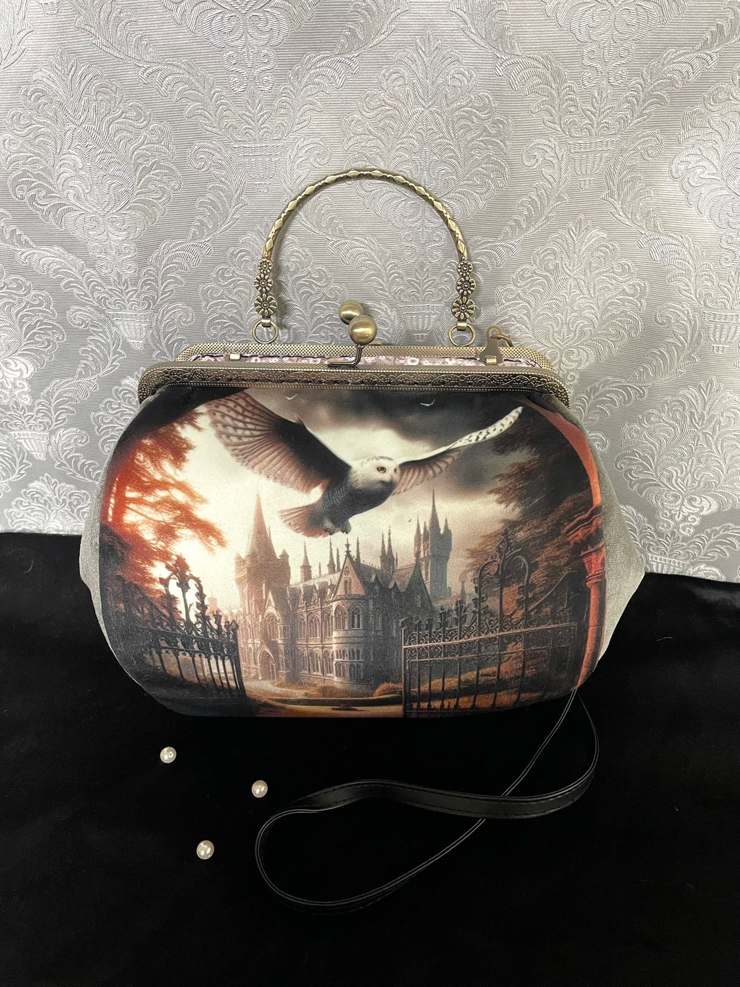 sac rétro - chouette blanche