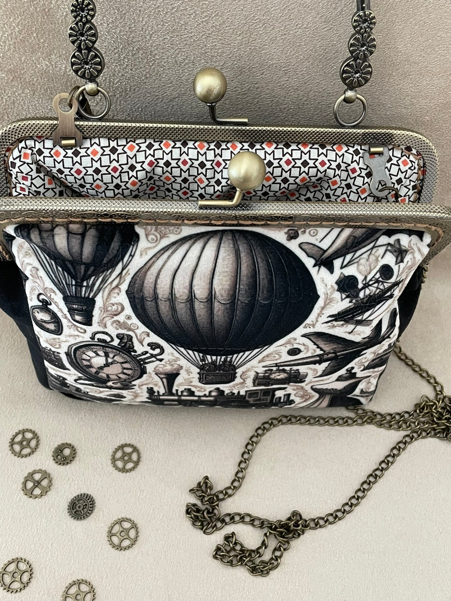 Clutch/Pochette Victorien{ne}, steampunk