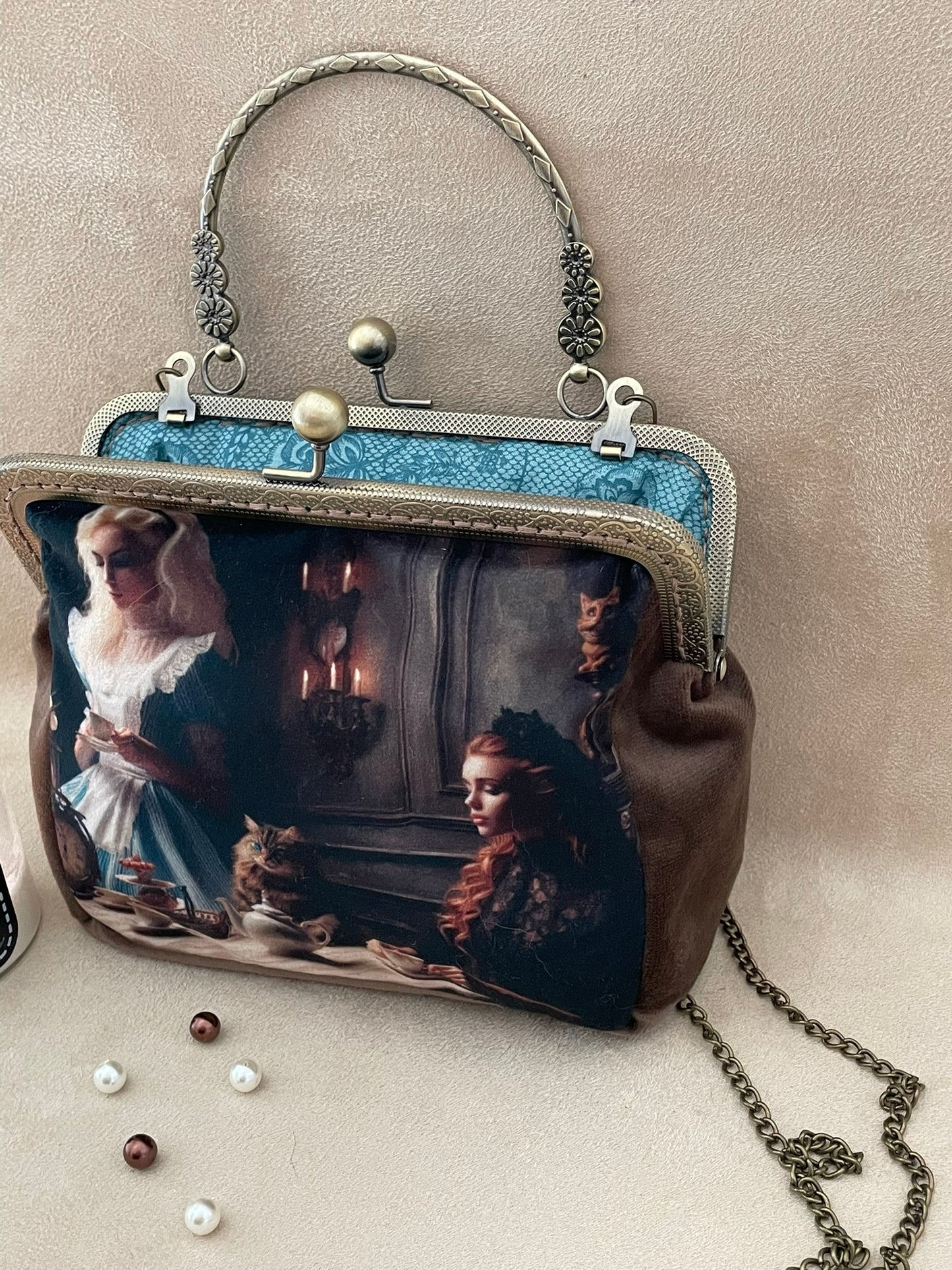 Clutch/pochette Alice au pays des merveilles, Alice in Wonderland