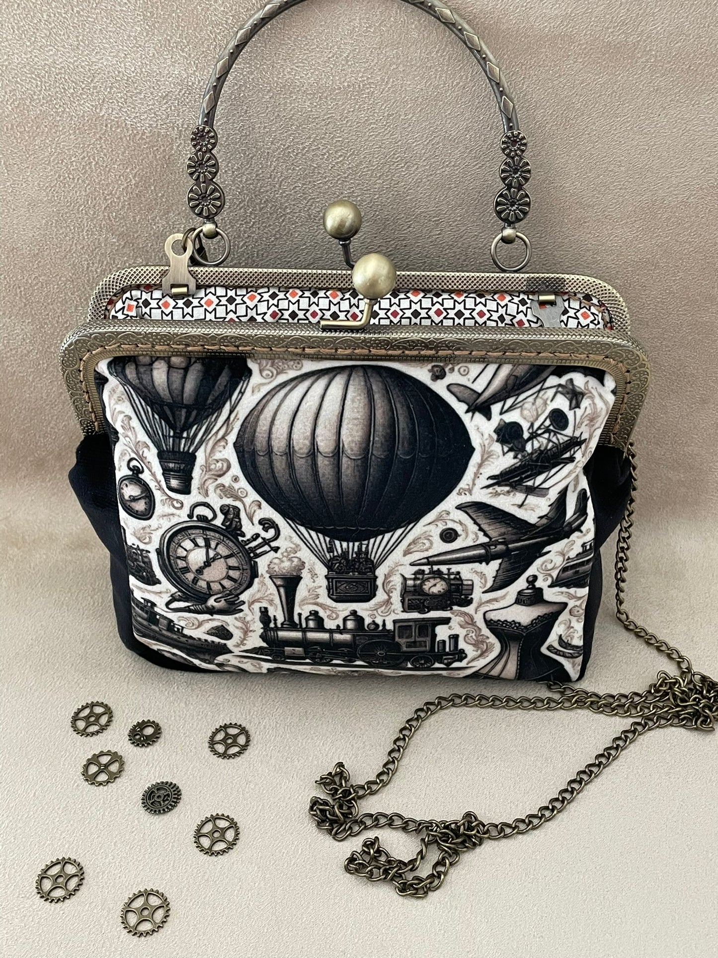 Clutch/Pochette Victorien{ne}, steampunk