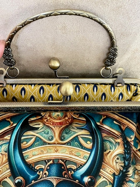 sac rétro scarabée egyptien