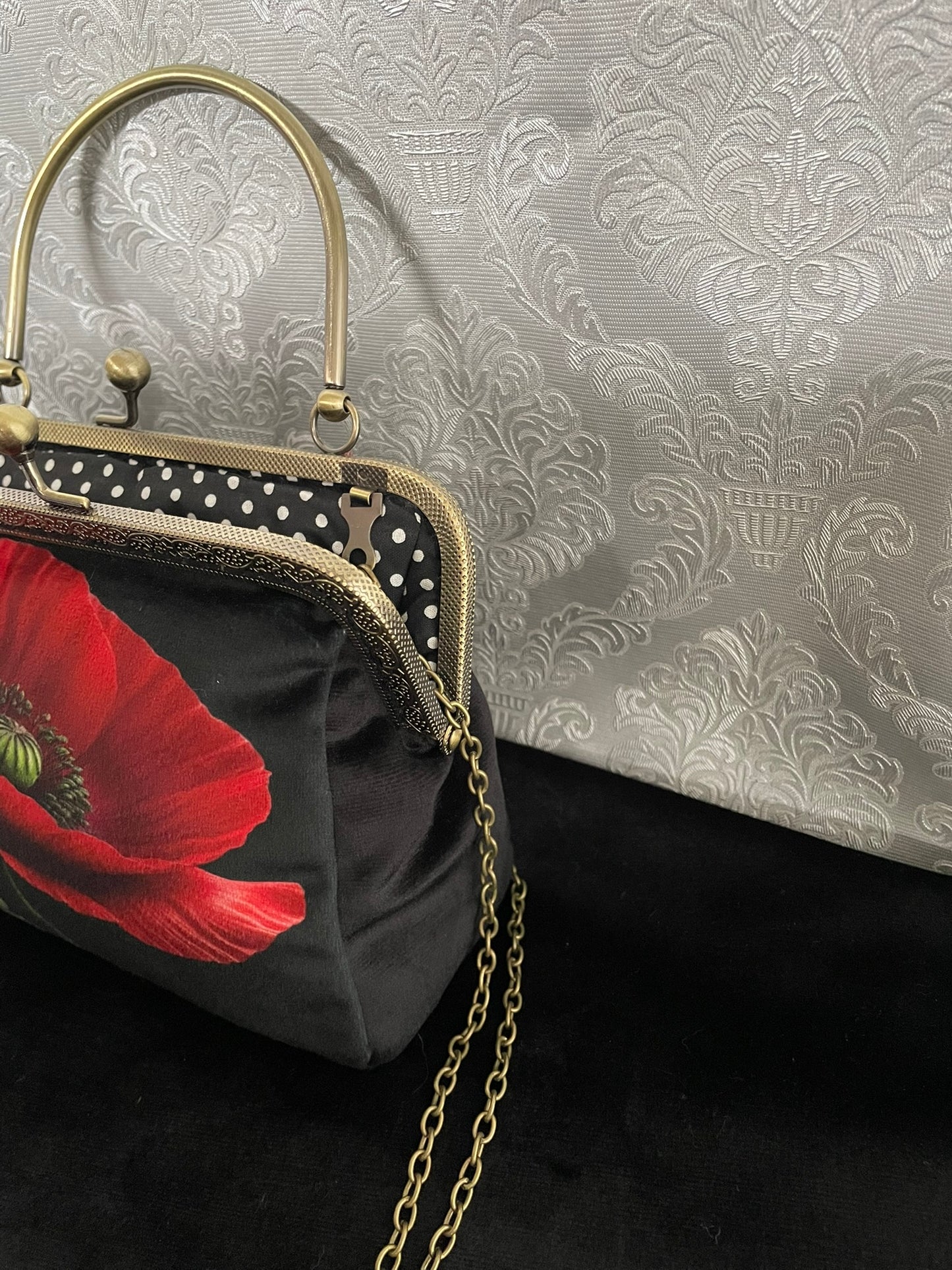 clutch - pochette coquelicot