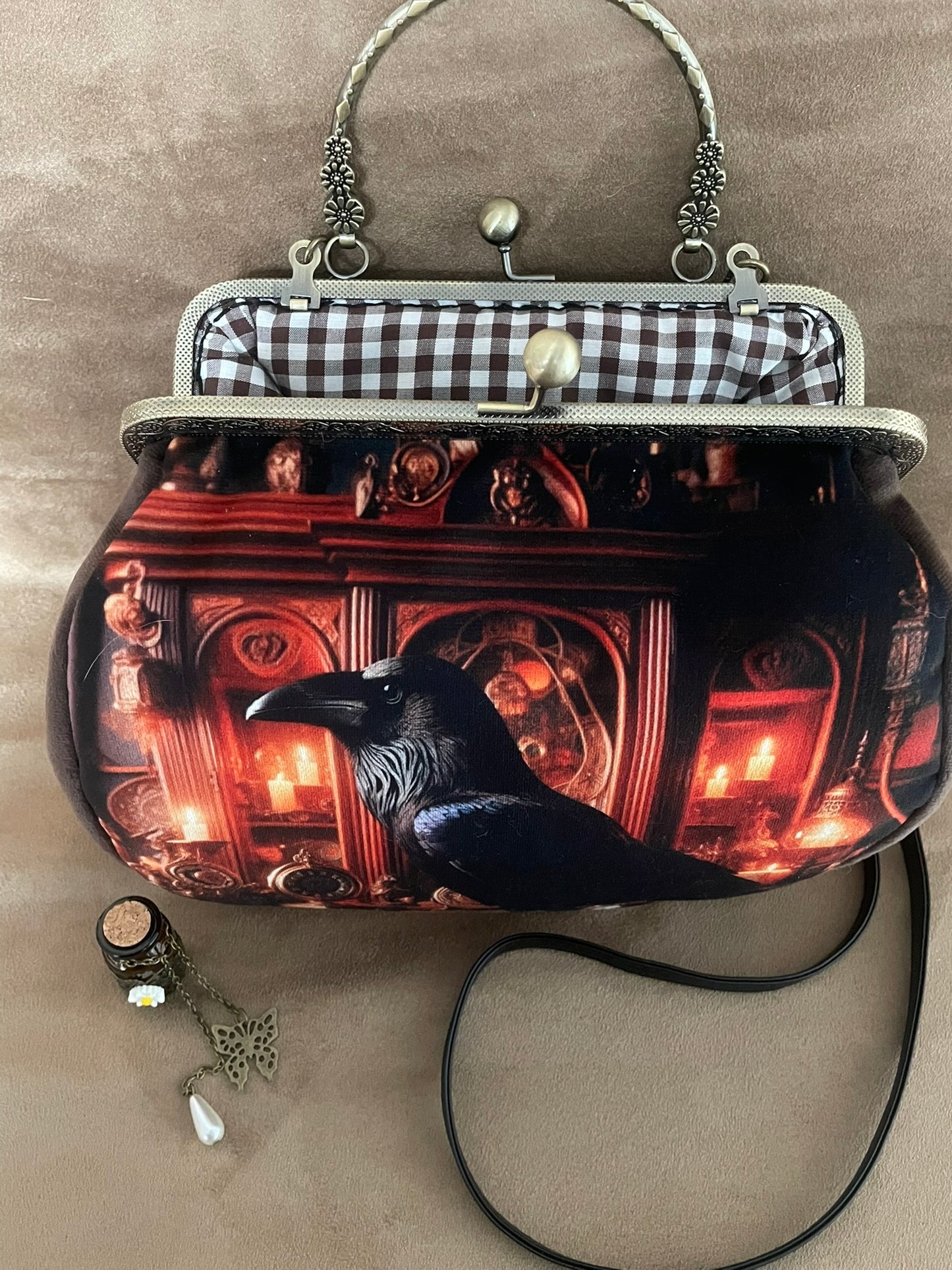 Sac "Corbeau du Manoir" – Élégance Gothique & Mystère Victorien