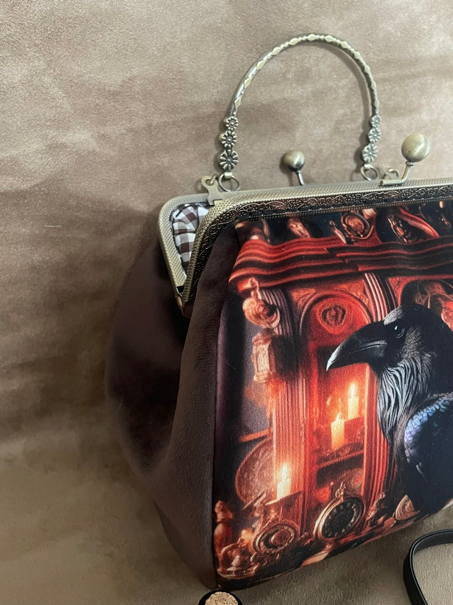 Sac "Corbeau du Manoir" – Élégance Gothique & Mystère Victorien