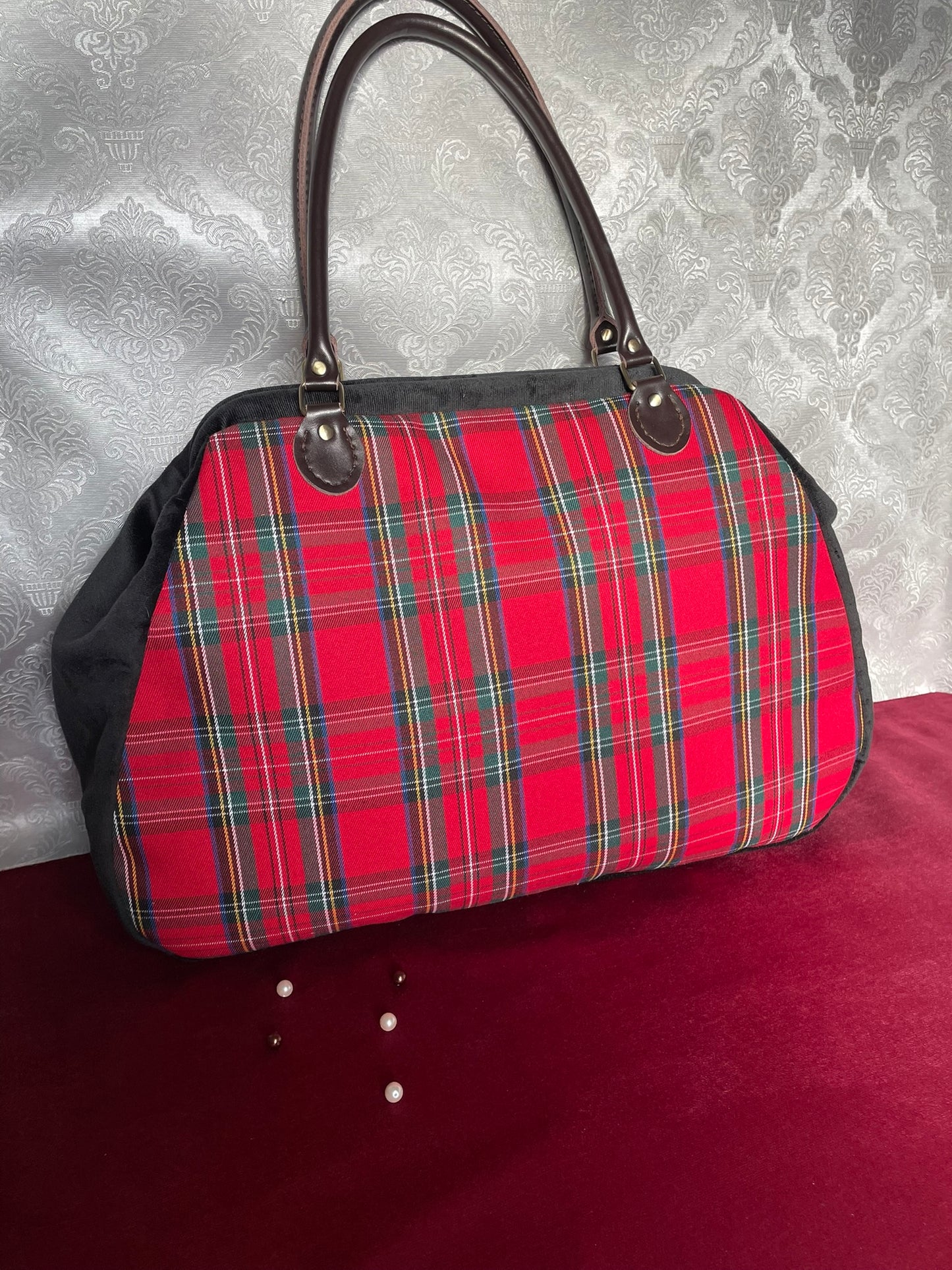 sac tartan esprit mary poppin's