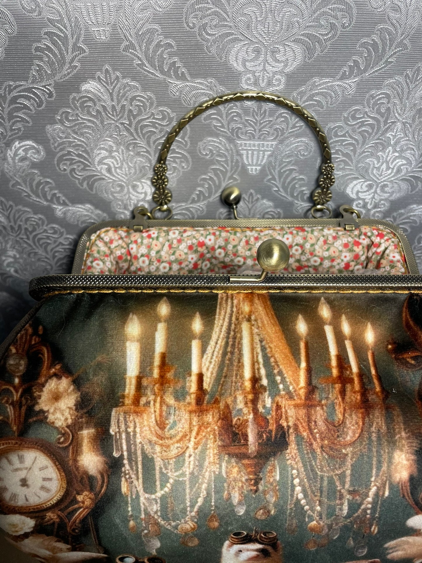 Sac à main « Les Gardiens du Temps » – Style Steampunk & Furets Aviateurs