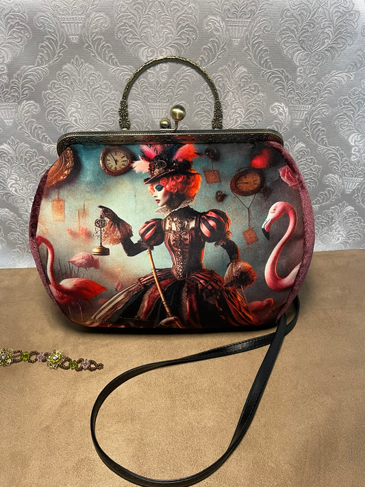 Sac « Reine de Cœur Fantasmagorique » – Accessoire baroque & conte de mode