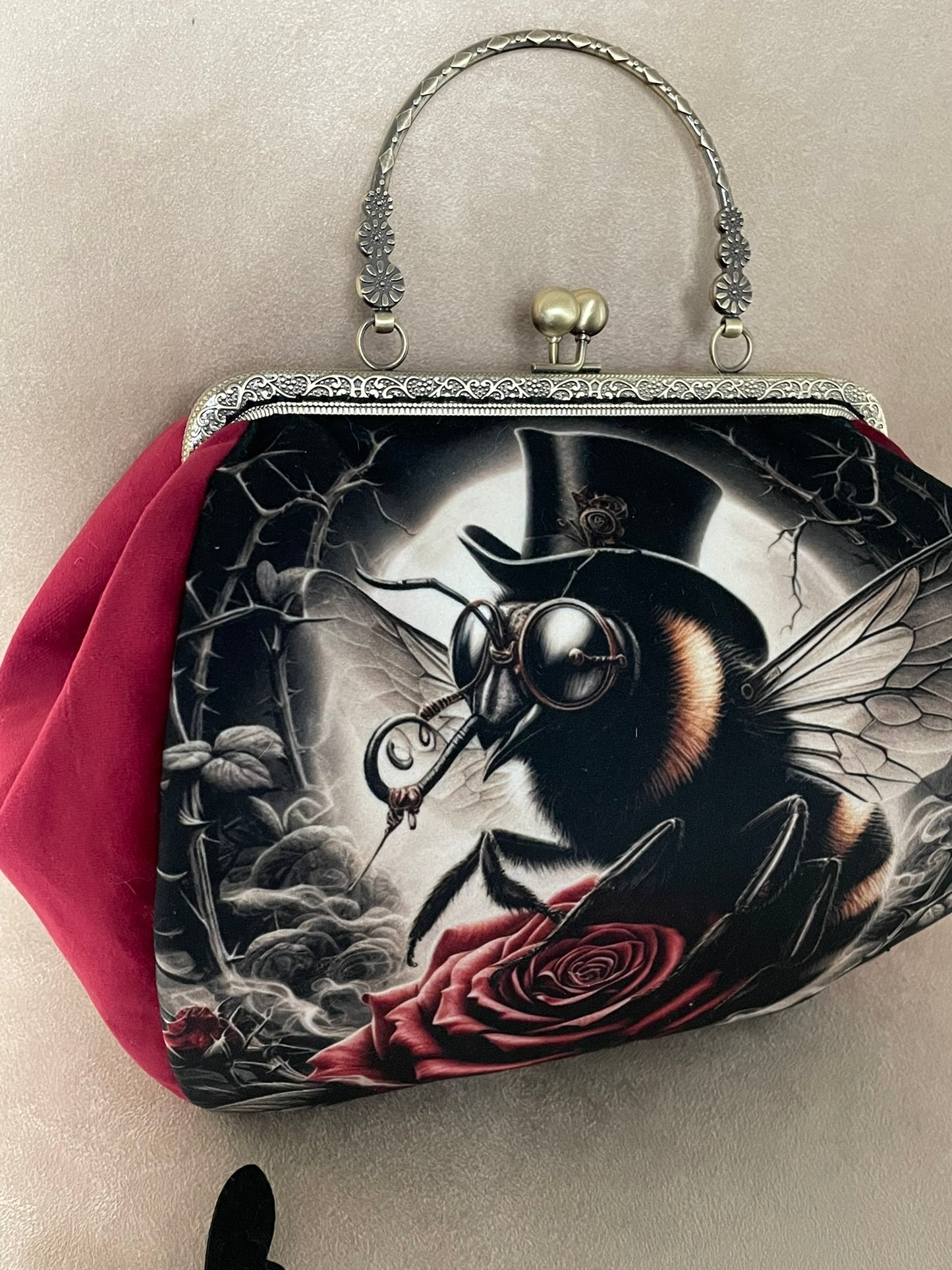 sac rétro, abeille steampunk