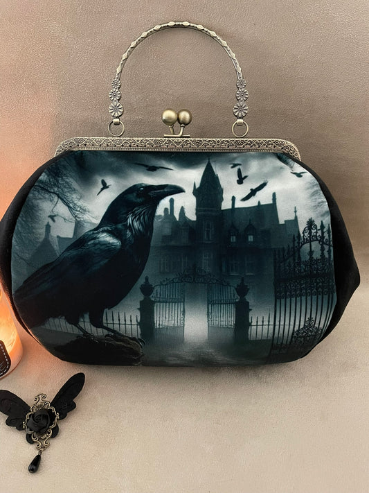 sac rétro corbeau, nevermore