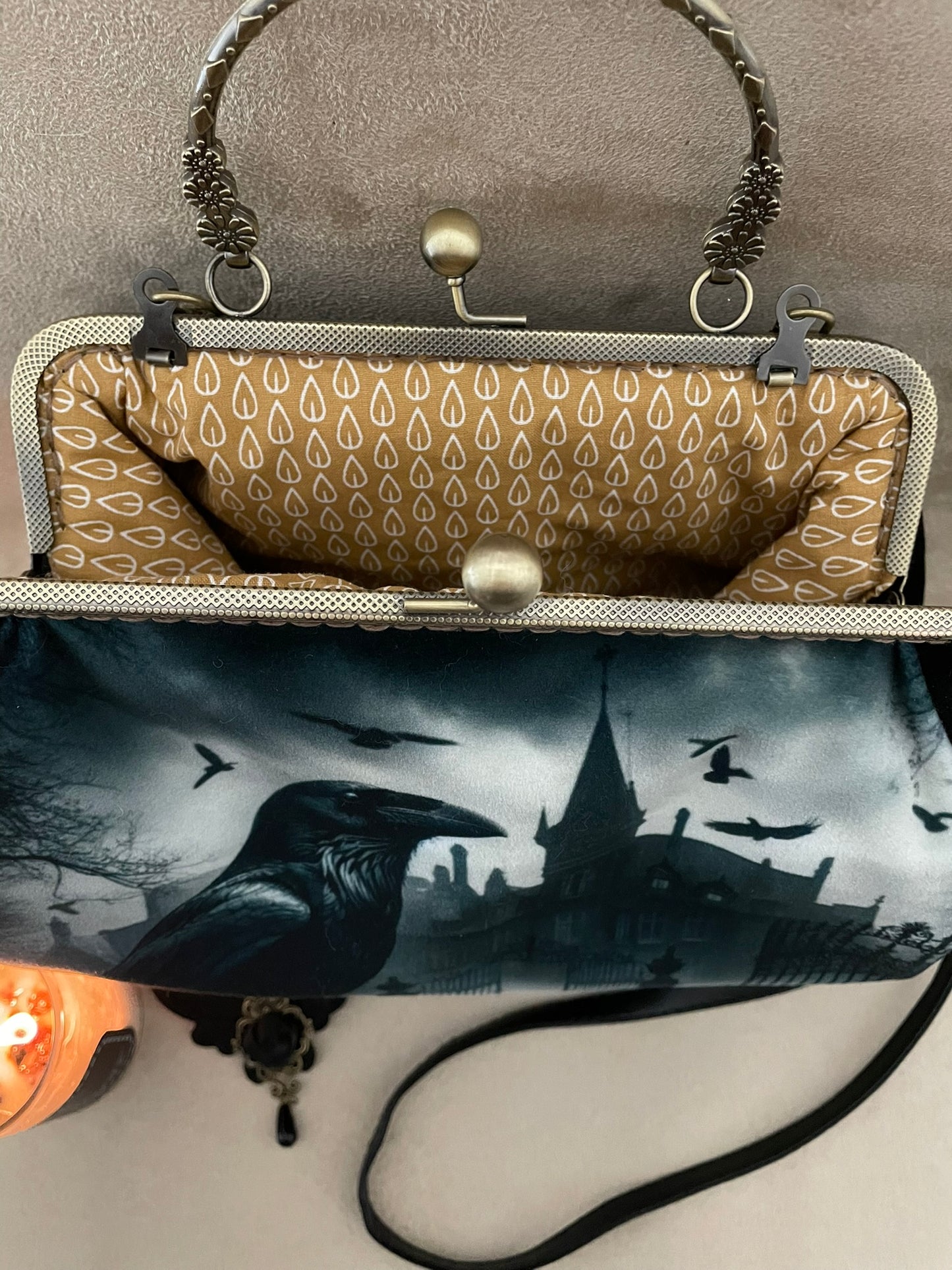 sac rétro corbeau, nevermore