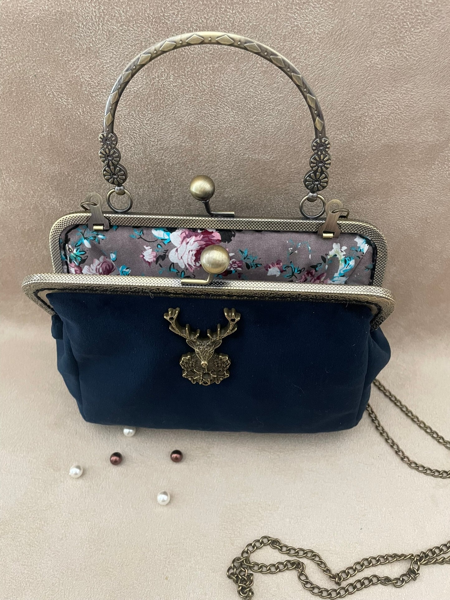 Clutch/pochette cerf