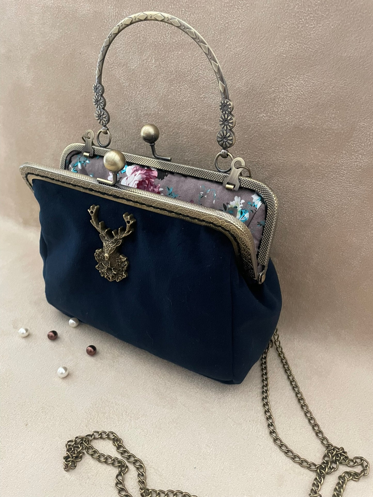 Clutch/pochette cerf