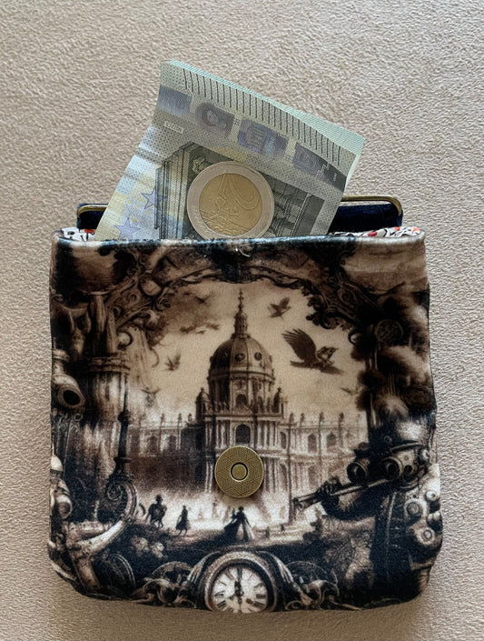 porte monnaie aimanté steampunk