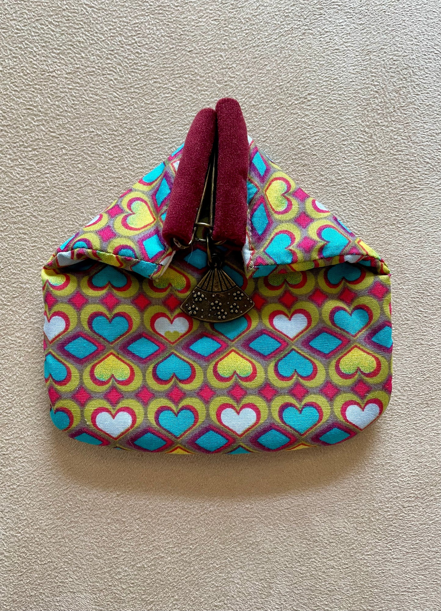 porte monnaie aimanté coeur