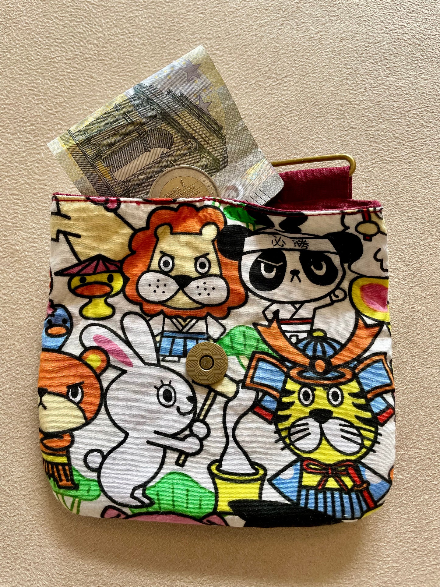 porte monnaie aimanté kawaii