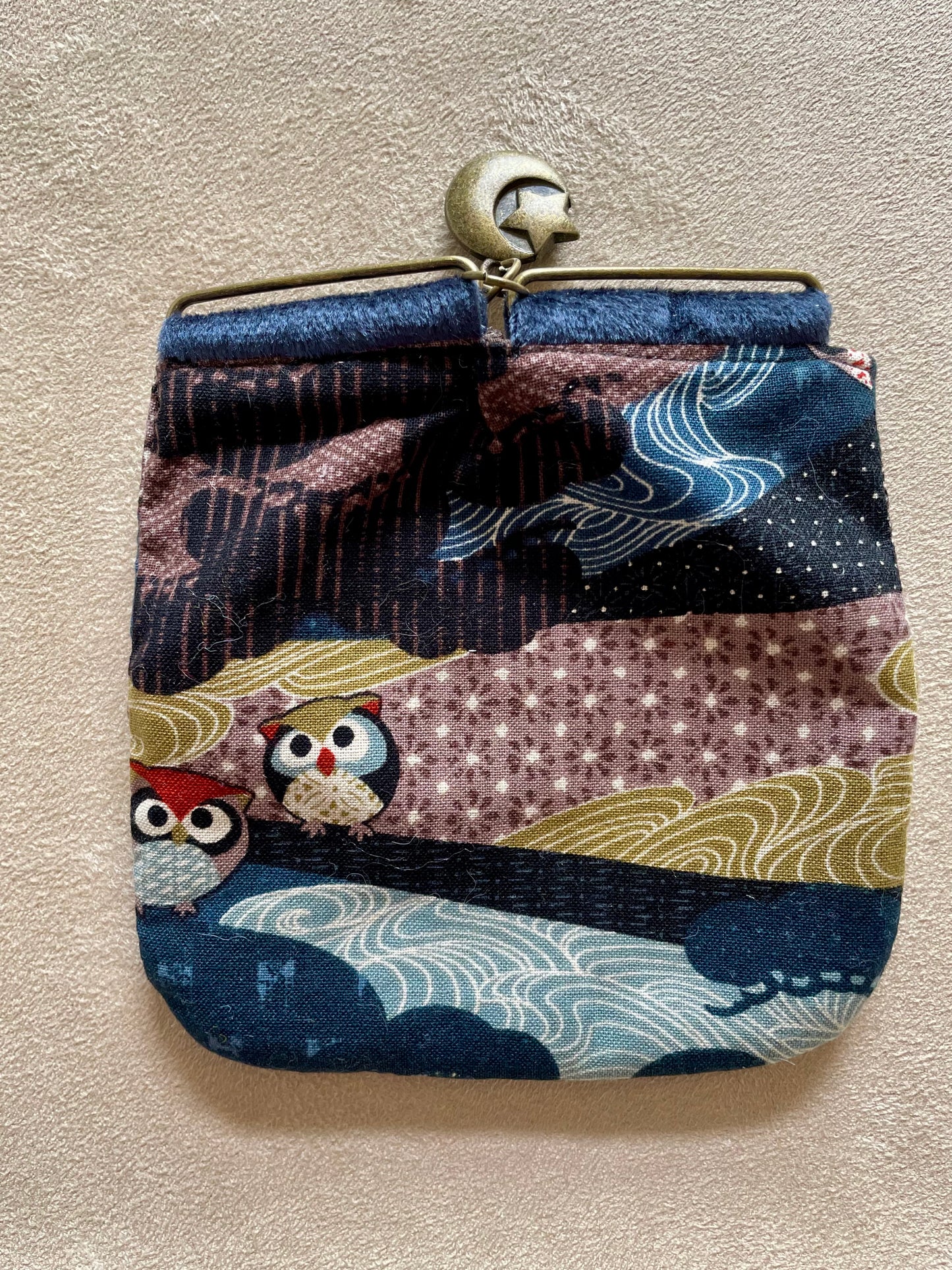 porte monnaie aimanté chouettes