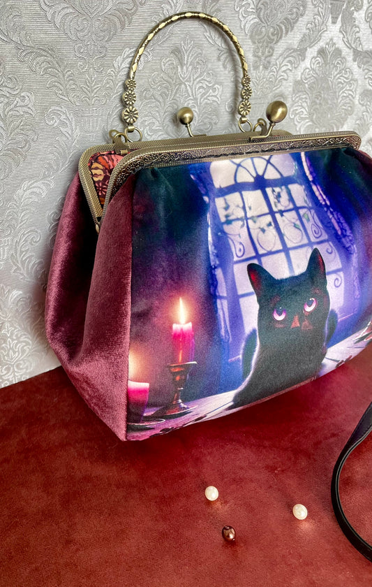 sac rétro en velours